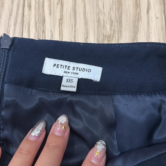 Petite Studio Navy blue pearl Skirt - Picture 3 of 3